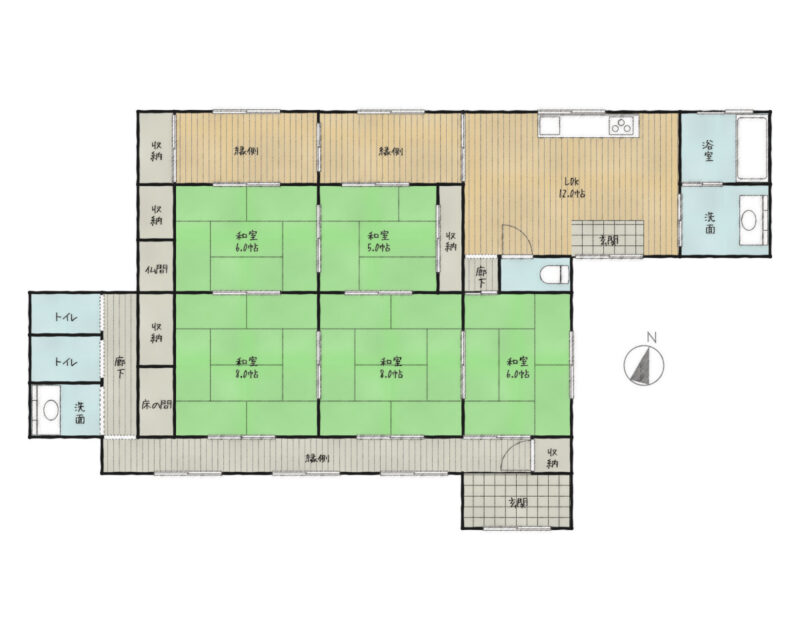 detached 鹿児島県伊佐市大口鳥巣