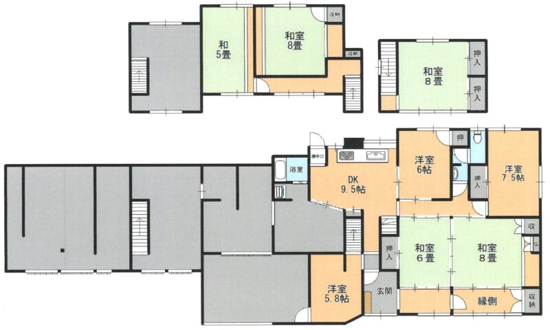 detached 福岡県八女市北田形