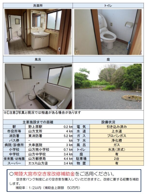 detached 茨城県常陸大宮市野上