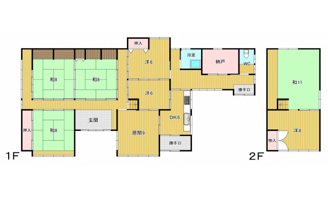 detached 秋田県山本郡三種町鹿渡字寺後