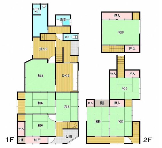 detached 秋田県山本郡三種町鹿渡字相染野