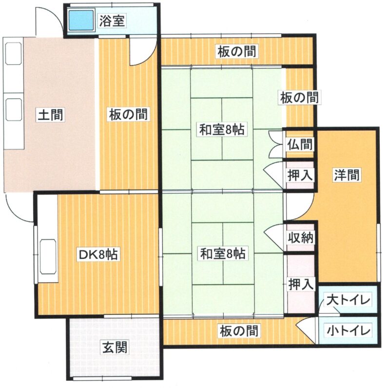 detached 福岡県八女市上陽町北川内
