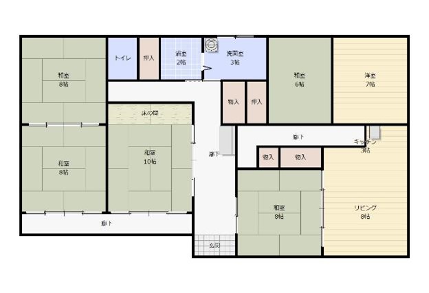 detached 福島県双葉郡葛尾村大字落合字大笹