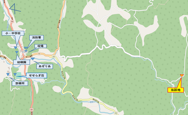 detached 福島県双葉郡葛尾村大字落合字大笹