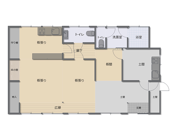 detached 岡山県高梁市落合町福地