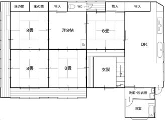 detached 山梨県南巨摩郡身延町手打沢