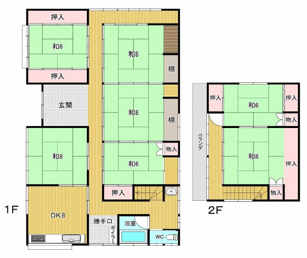 detached 秋田県山本郡三種町下岩川字長面