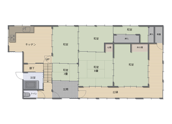 detached 岡山県高梁市高倉町飯部